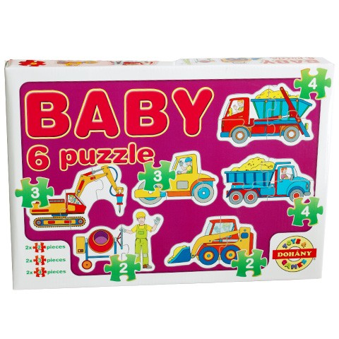 Bébi puzzle, kirakó  munkagépekkel