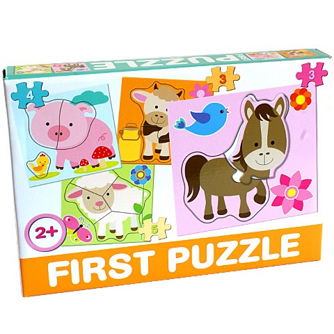 Bébi  First puzzle háziállatokkal