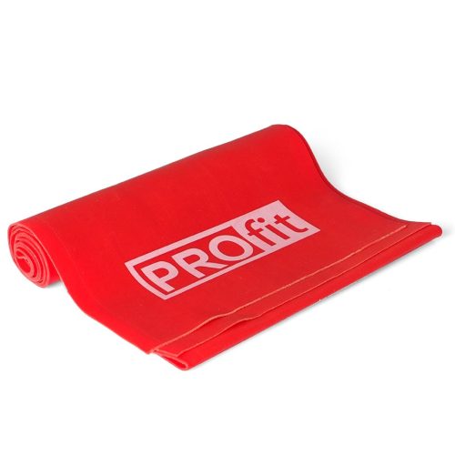 Profit Erősítő gumiszalag fitnesz szalag, power band 120x15x0,55 cm piros HARD