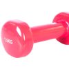 Kézisúlyzó vinyl 2x1,5 kg 1 pár pink PRO-Fit