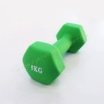 PRO-Sport Neoprén súlyzó 5 kg-os kézisúlyzó zöld