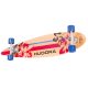 Hudora Longboard gördeszka ABEC 7 Flower