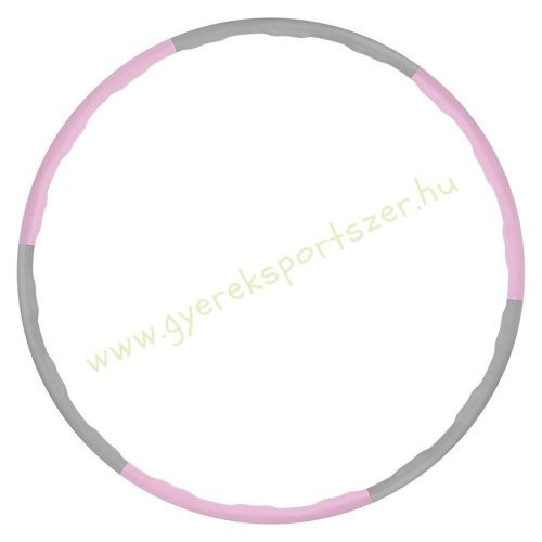 SMJ Hullahopp karika tornakarika GREY/PINK nehezített masszázs 1,3 kg-os 100 cm-es