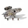 Star Wars - Csillagok háborúja 20 cm-es jármű figurával - Razor Crest Arvala-7 csatahajó Jazwares