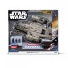 Star Wars - Csillagok háborúja 20 cm-es jármű figurával - Razor Crest Arvala-7 csatahajó Jazwares