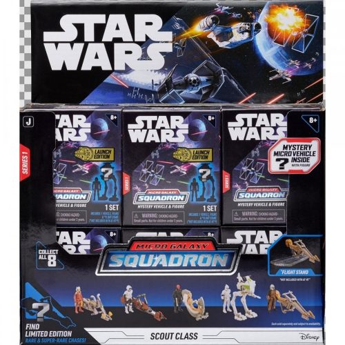 Star Wars - Csillagok háborúja meglepetés jármű figurával 5 cm Jazwares