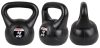 Füles súlyzó, Kettlebell, cementes Fekete 4 kg EBFit Premium